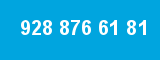 928 876 61 81 928 876 61 81